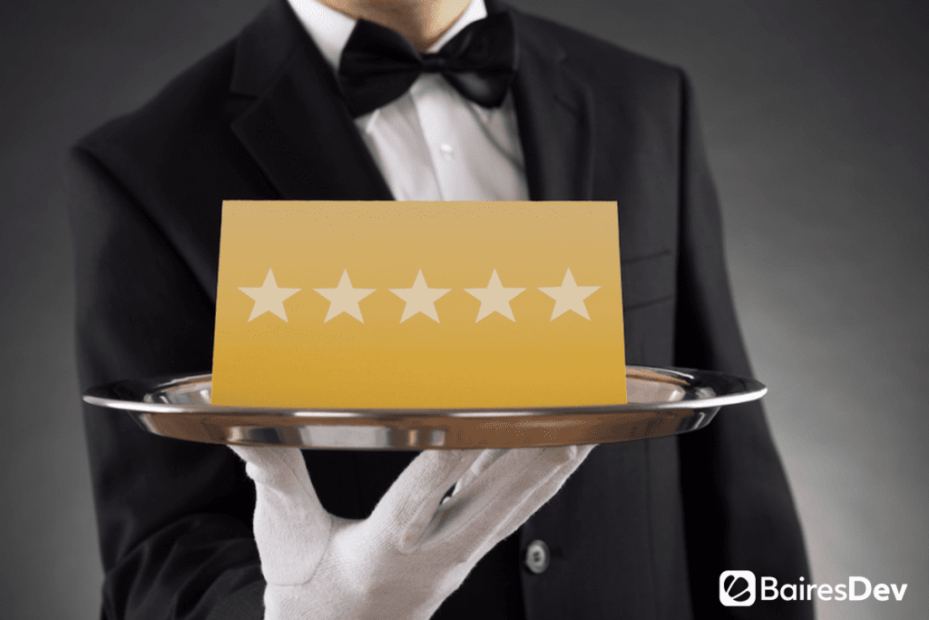 Hospitality butler serving 5-stars service
